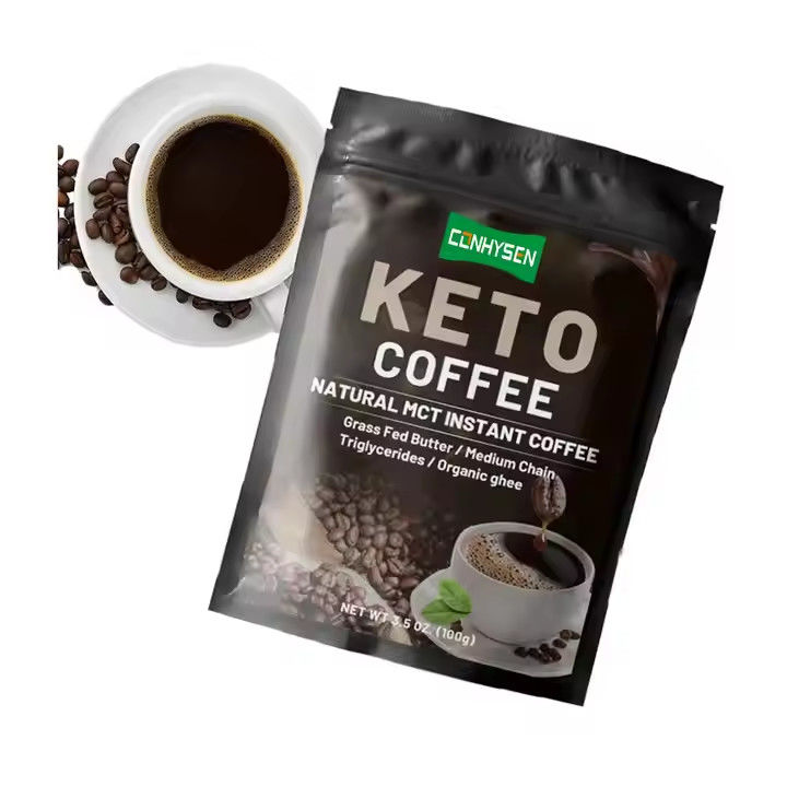 Privélabel Keto Afslanking Koffie Gewichtsverlies Dieet Controle MCT Eetvervanger Voedsel Instant