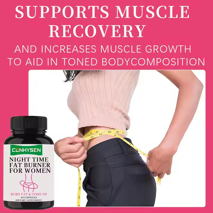 OEM Night Time Fat Burner Capsules Vrouwen Detox Gewichtsverlies Plus Appetitsuppressant Supplement