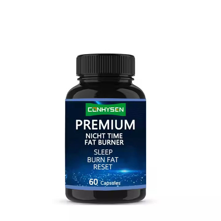 L Theanine Slim Fat Burner Capsules Night Time ondersteunt gewichtsbeheersing OEM ODM
