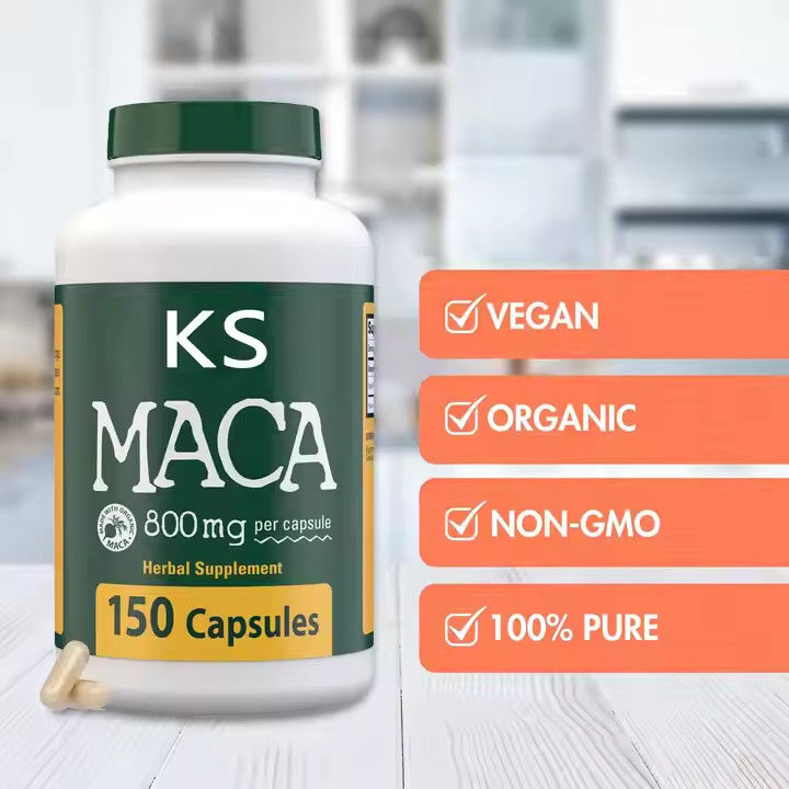 Maca wortel capsules energie immuunsupport man energie organische mannelijke versterking pillen