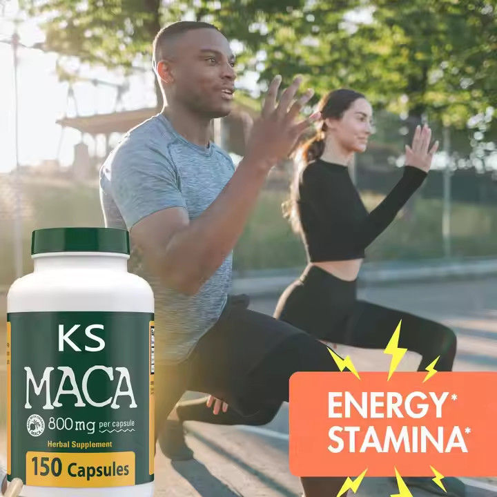Maca wortel capsules energie immuunsupport man energie organische mannelijke versterking pillen