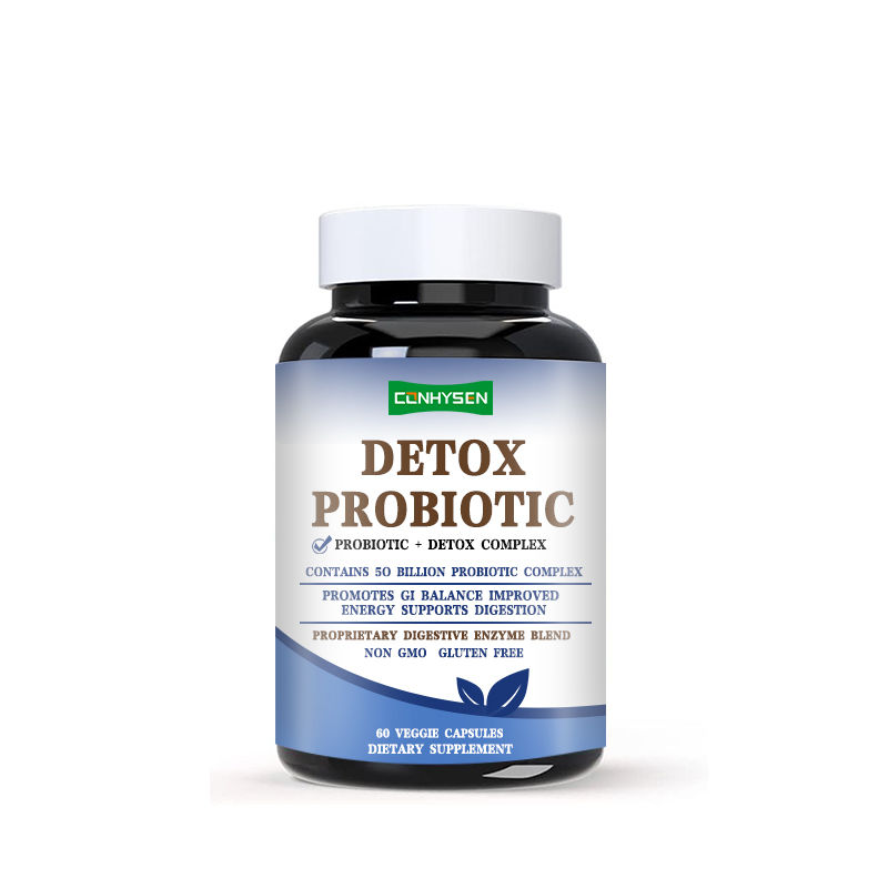 Premium Custom Detox Probiotica Capsules Verbetert Energie Niveaus Geformuleerd Voor Vrouwen En Mannen