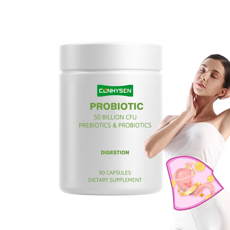 Probiotica capsules ondersteunen betere spijsvertering met gefermenteerde organische botanische mengsel