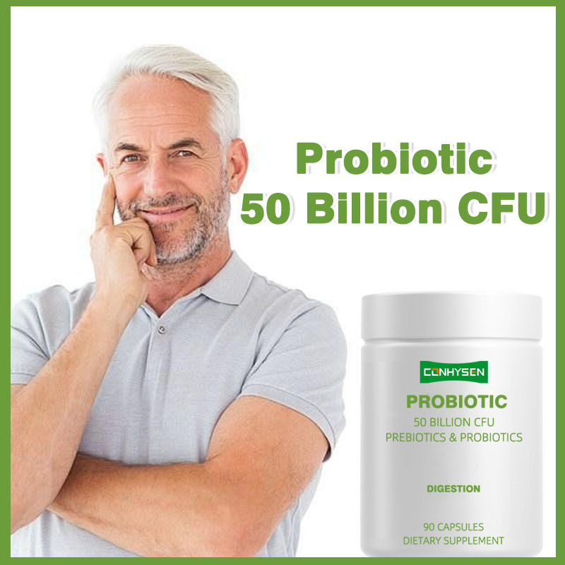 Probiotica capsules ondersteunen betere spijsvertering met gefermenteerde organische botanische mengsel