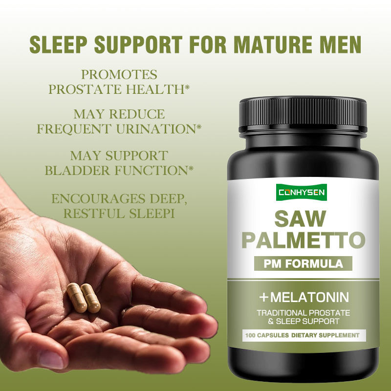 Premium Custom Zaagpalm Capsules Ondersteunt de Blaasfunctie Natuurlijke Zaagpalm Extract Capsules