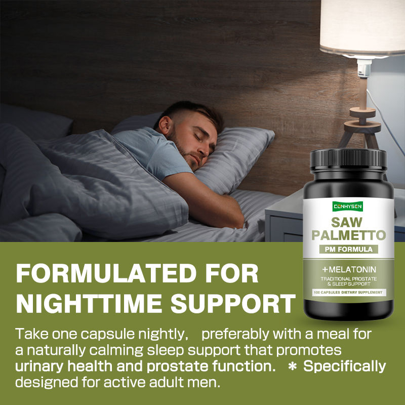 Premium Custom Zaagpalm Capsules Ondersteunt de Blaasfunctie Natuurlijke Zaagpalm Extract Capsules