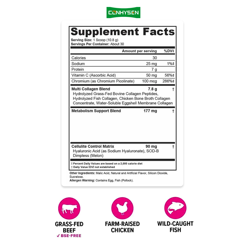 Supplement Fabrikant Afslankcapsules Verbetering Collageen Peptiden 5 Soorten Collageen Supplement