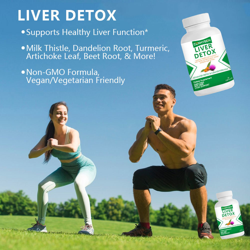 Afslankingsproducten leverdetox capsules ondersteunen leverreinigingsfunctie Niet-GGO