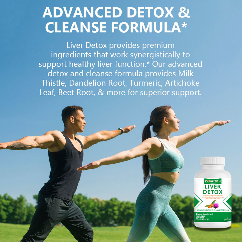 Afslankingsproducten leverdetox capsules ondersteunen leverreinigingsfunctie Niet-GGO