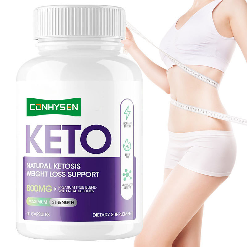 Groothandel Aangepaste Keto Capsules Ondersteunen Gewichtsbeheersing voor Volwassenen Keto Supplement Pillen
