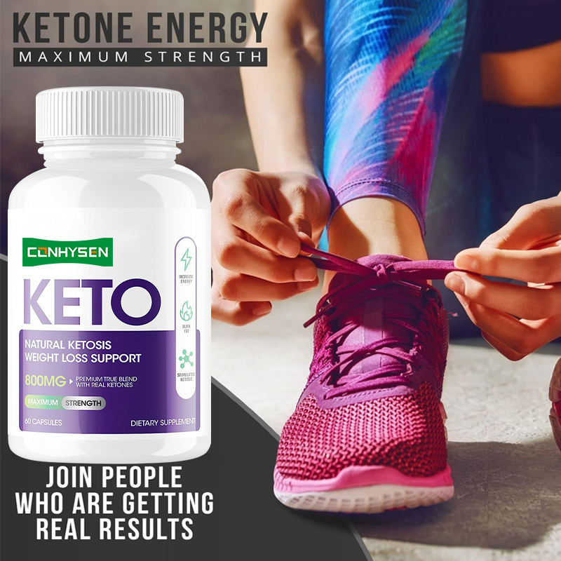 Groothandel Aangepaste Keto Capsules Ondersteunen Gewichtsbeheersing voor Volwassenen Keto Supplement Pillen