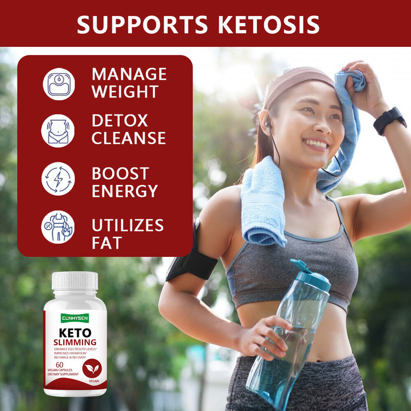 Keto Capsules voor Gewichtbeheersing Bhb Ketonen Vetverbrander voor Vrouwen Afslankcapsule