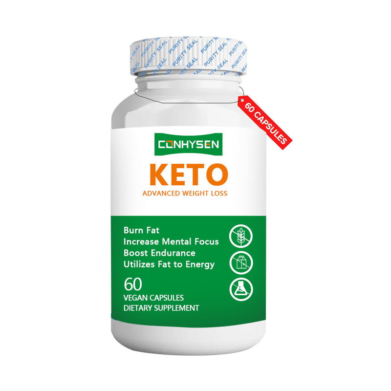 Fabrieksvoorziening maakt gebruik van vet voor energie KETO capsules Natuurlijke veilige gewichtsverlies capsule