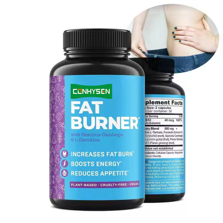 Premium plantaardige vetverbrander met Garcinia Cambogia L-carnitine Stoffenwisseling stimuleren Appetite verminderen Detox Energize