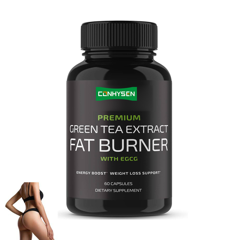 OEM ODM vetverbranders, groene thee pillen voor vrouwen en mannen platte buik capsules