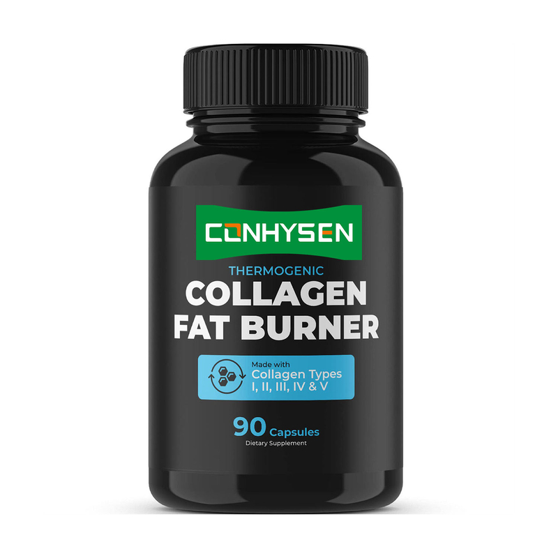 Aangepaste Multi Collageen Peptiden Capsules Vetverbrander Supplementen Eetlustremmer Pil Voor Volwassenen Anti-Aging Collageen Pillen