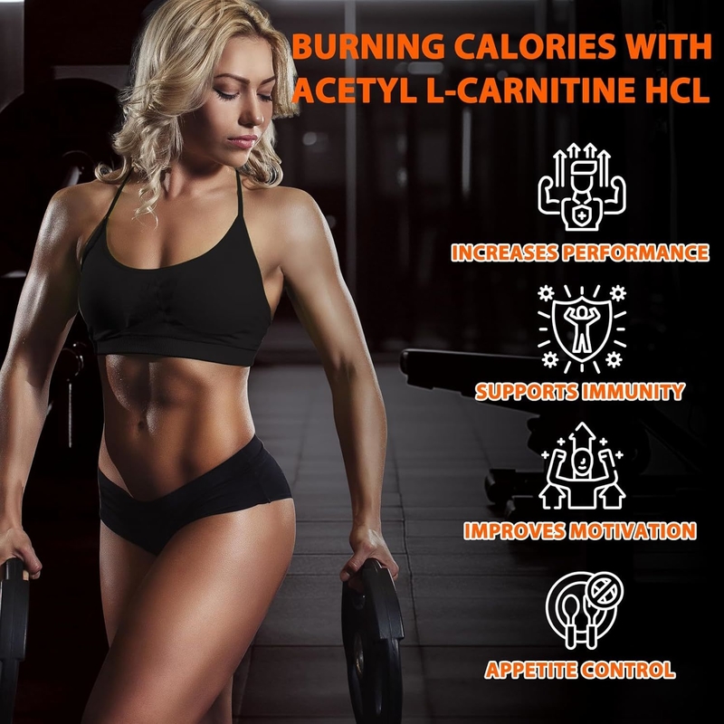 Geavanceerde thermogene vetverbrander met Acetyl-L-carnitine Verhoog het metabolisme Energie Appetite Control Veggie capsules