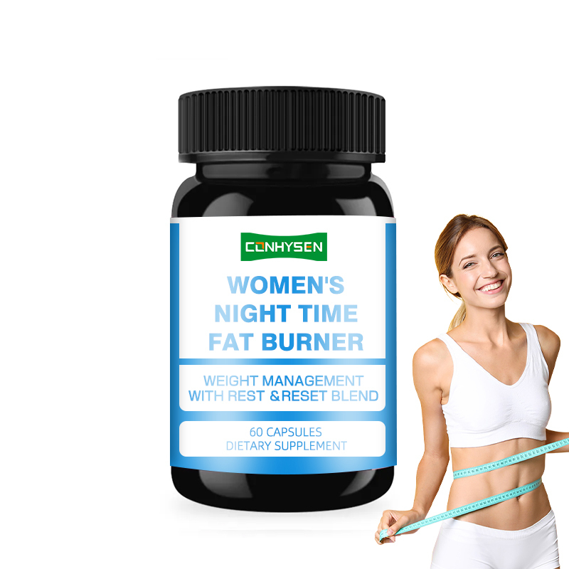 Gepersonaliseerd label afslanking supplement voor vrouwen nachttijd vetverbrander capsules ondersteunt de bloedsuikerspiegel balans