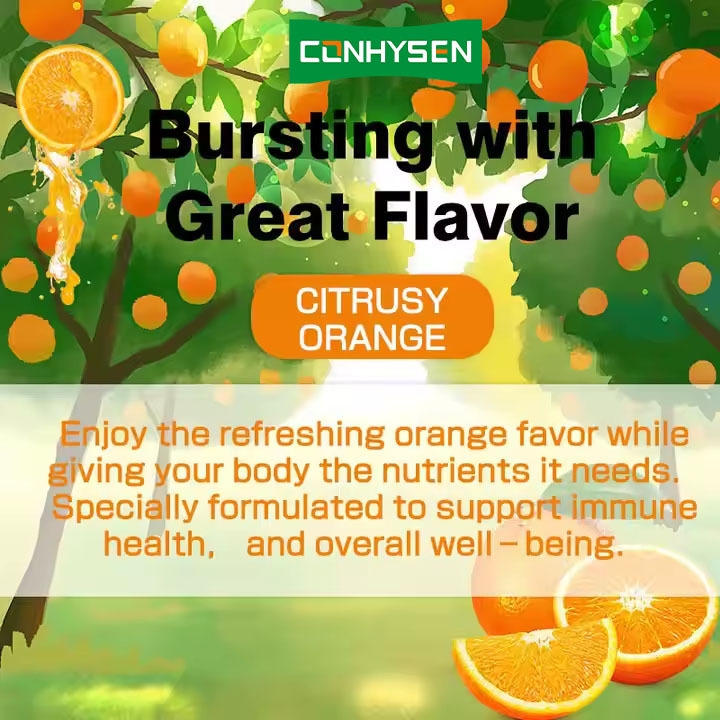 OEM ODM Vitamine C Gummies 60 Immuniteitsversterking Vitamine supplement voor volwassenen Vitamine C Candy