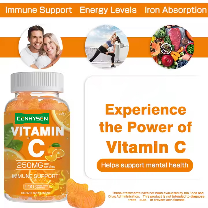 Vitamine C Gummies Boost het Immuunsysteem Vitaminesupplement Voor Volwassenen Vitamine C Snoep