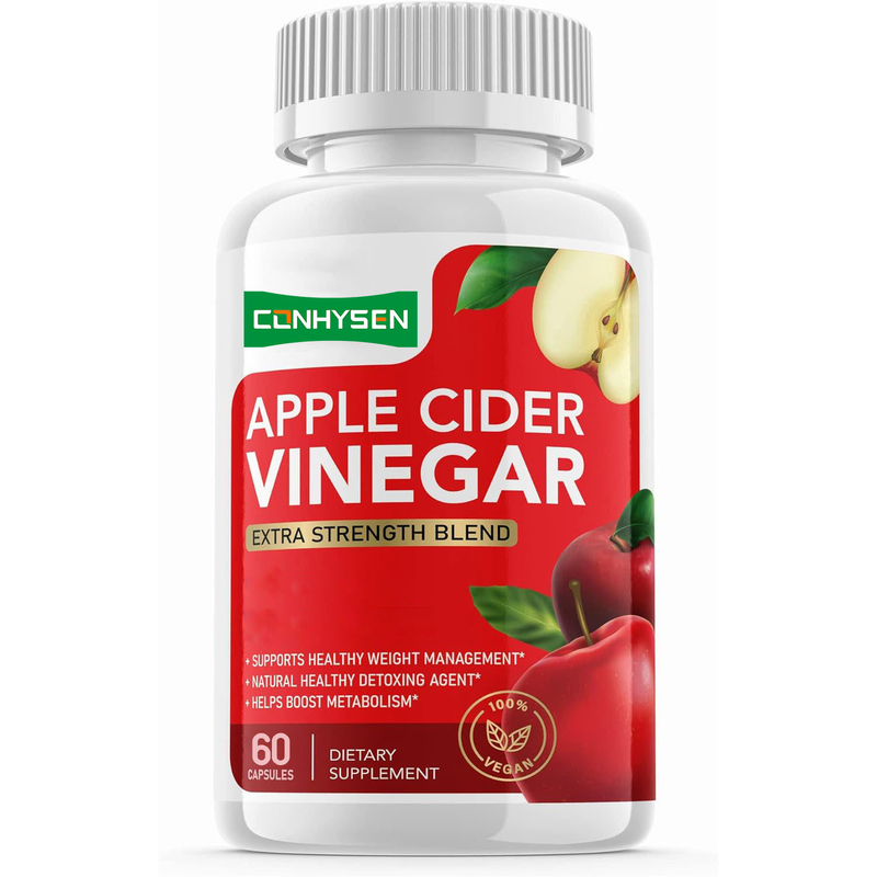 Biochealth OEM Private Label Appelciderazijn Capsules met Moeder Organische ACV Pillen Afslanken Detox Reiniging Supplement