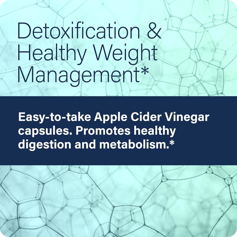 Premium Appelciderazijn Detox Capsules met Spijsverteringsenzymen Ondersteunt Metabolisme Gewichtsbeheersing Darmgezondheid
