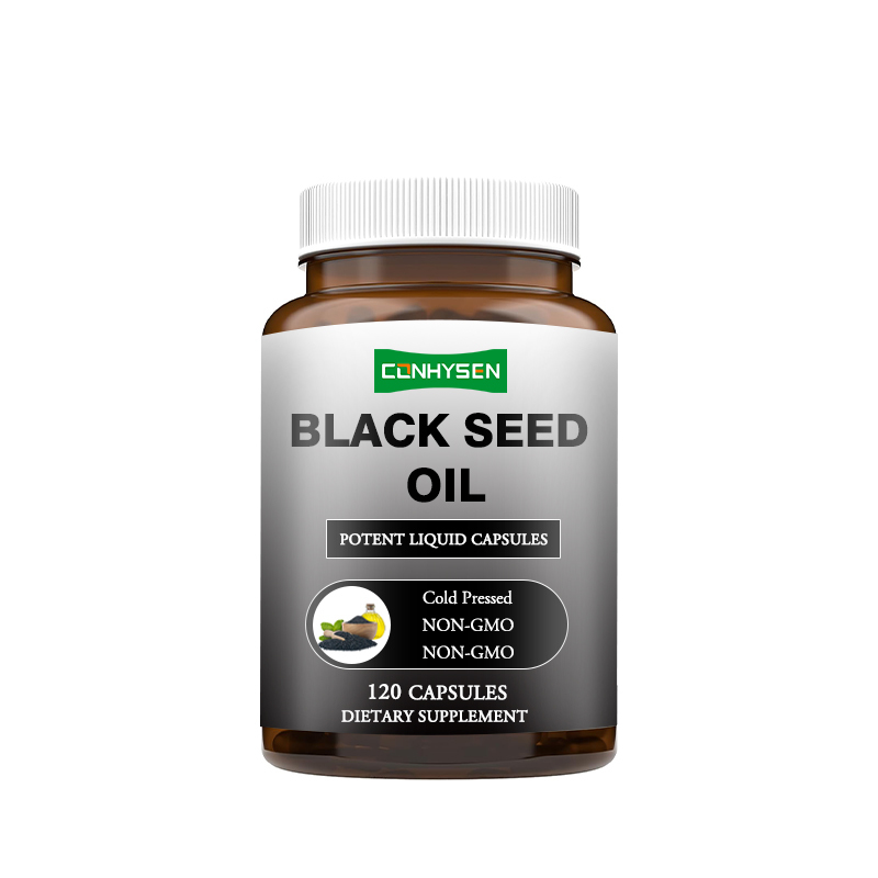 Leverancier van Zwarte Komijnzaadolie Capsules met Eigen Merk Ondersteunt Gezond Haar, Huid en Nagels
