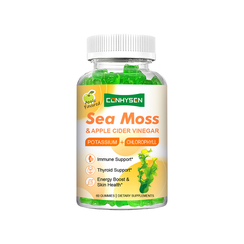 8-in-1 Sea Moss Gummies Immune en Schildklier Ondersteuning Fabriek Aanpassing