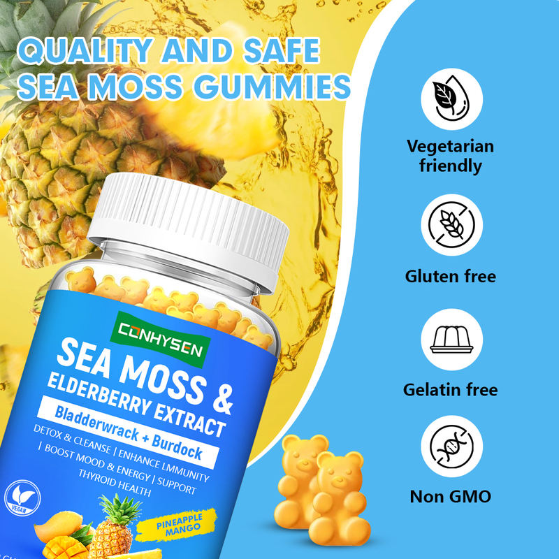 Zee Moos Gummies 8-in-1 Formula Premium Custom Boost Mood en Energie Factory