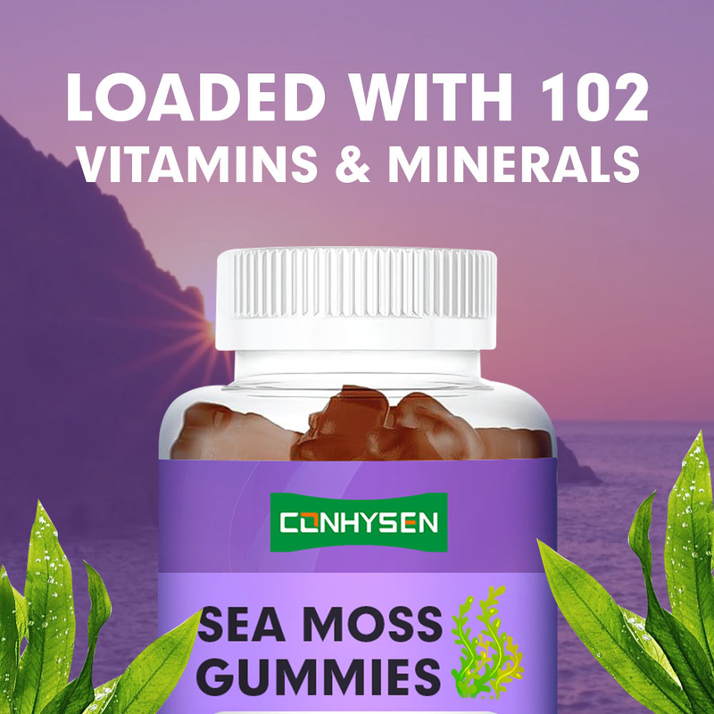 Organische Ierse Zeemos Gummies Rechtstreeks van de Fabriek voor Immuunondersteuning Op Maat
