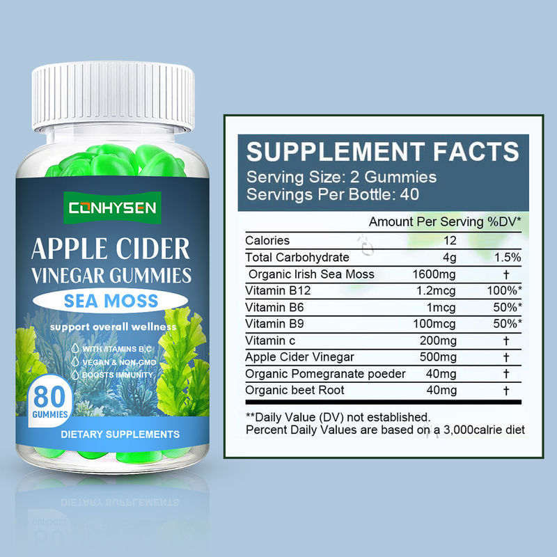 Zeemos Gummies met Vitamine B C Fabriek Groothandel Ondersteuning Energie Aanvulling