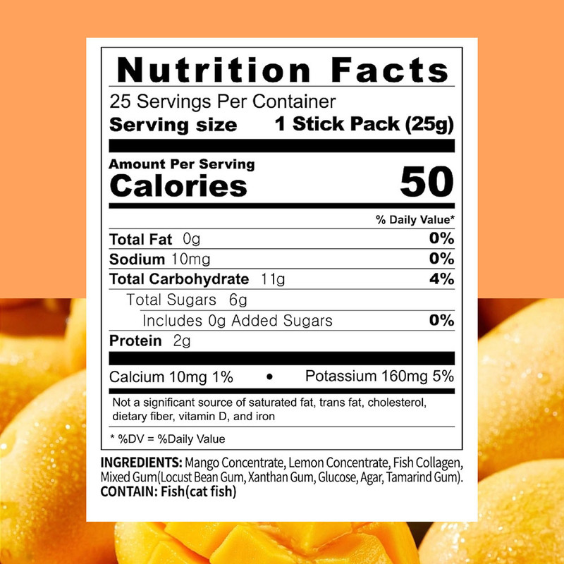 Collageengelee met mango ondersteunt gewrichts- en botgezondheid