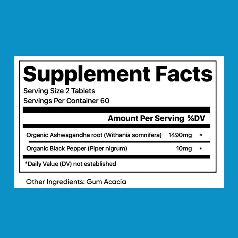 Verbeterde Absorptieformule met Biologische Ashwagandha en Zwarte Peper Groothandelsprijs