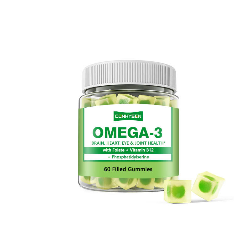 Best Verkopende Omega 3-6-9 Gummies voor Kinderen en Volwassenen Vitaminen Supplement voor Hersenen en Hart DHA Supplementen voor Tieners