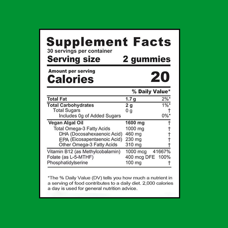 Best Verkopende Omega 3-6-9 Gummies voor Kinderen en Volwassenen Vitaminen Supplement voor Hersenen en Hart DHA Supplementen voor Tieners