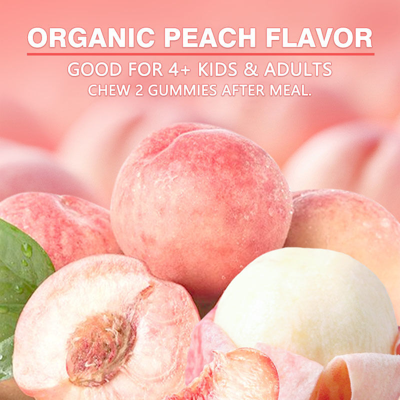 OEM/ODM 4g Prebiotica Probiotica Gummies 60 miljard CFU Immuniteitsversterker Darmgezondheid Verbeter met antioxidant eigenschappen Volwassenen