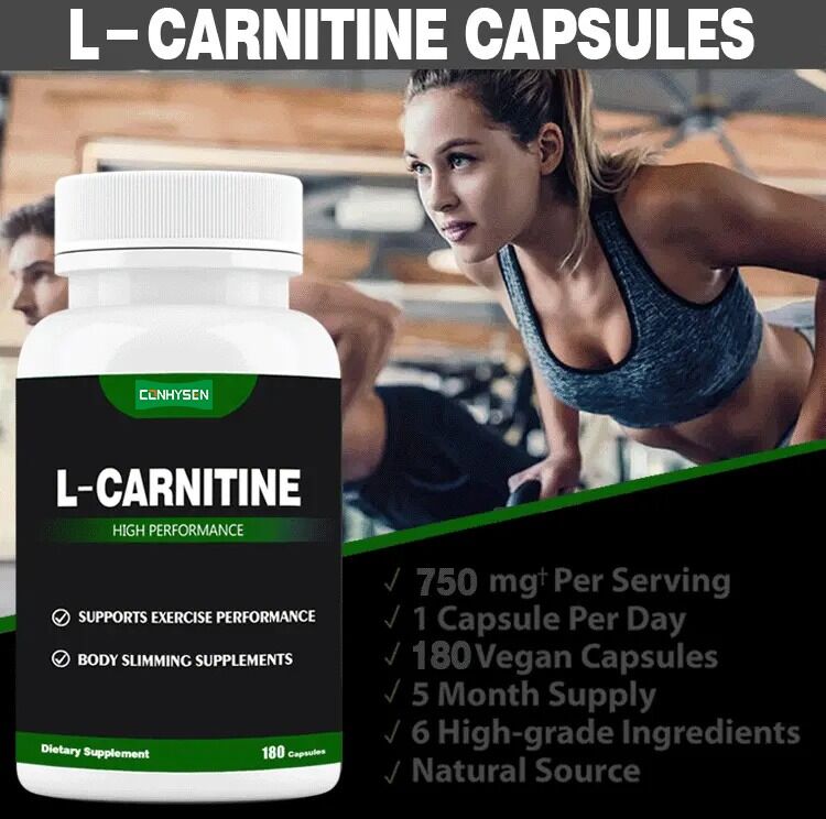 Privélabel Voedingssupplementen L-carnitine Fumarate Lotusblad Afvallen L-carnitine capsules Voedingsvezels