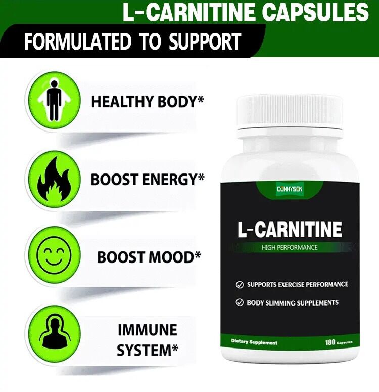 Privélabel Voedingssupplementen L-carnitine Fumarate Lotusblad Afvallen L-carnitine capsules Voedingsvezels