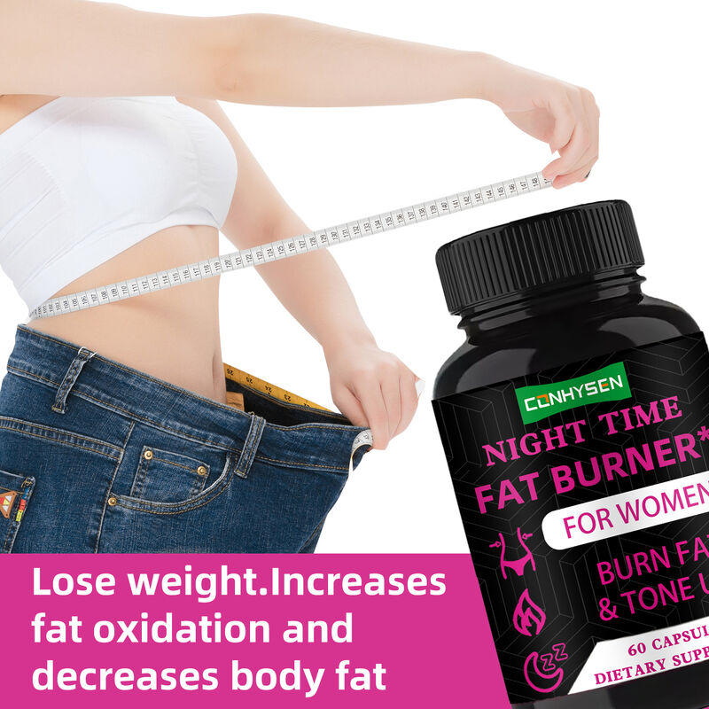 OEM Nachtelijke Vetverbrander Capsules Gewichtsverlies Capsules Gezondheid Detox Reiniging Gewichtsverlies Onderdrukt de eetlust Stimuleert het metabolisme