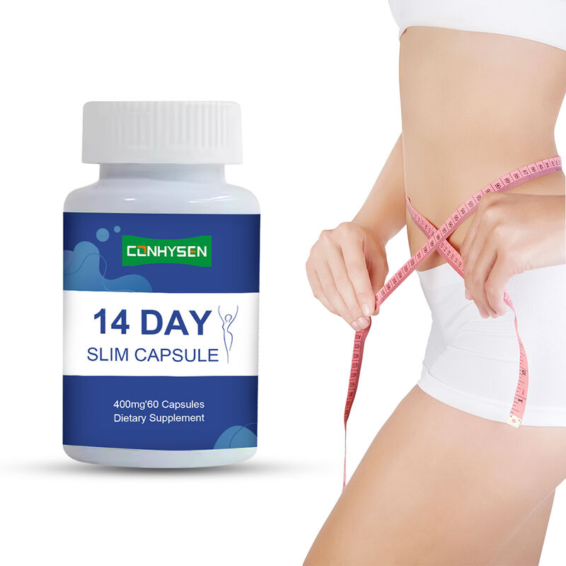 Private label 14 Day Slim Capsule ondersteunt spijsverteringsgezondheid en gewichtsverlies Voedingssupplement Detox capsules