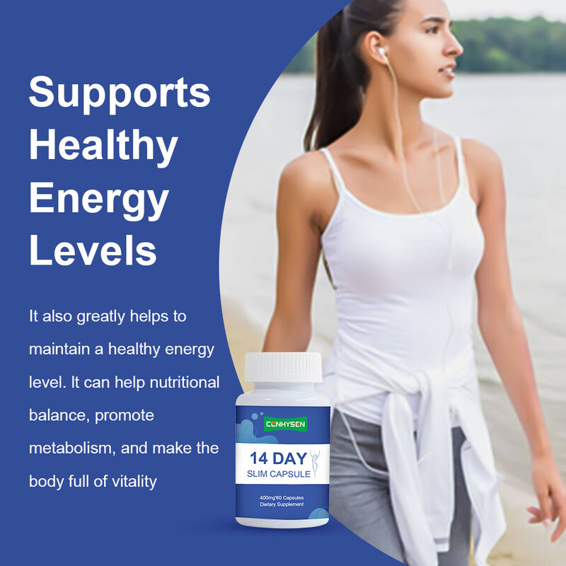 Private label 14 Day Slim Capsule ondersteunt spijsverteringsgezondheid en gewichtsverlies Voedingssupplement Detox capsules