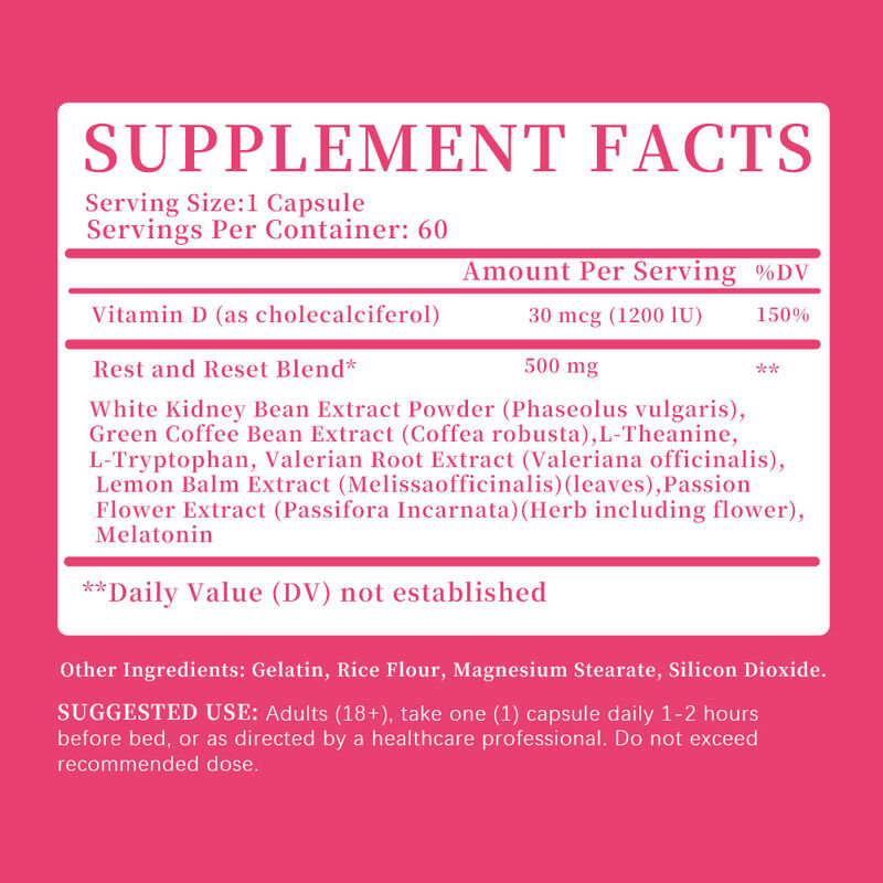 OEM Buikvetverbranding Capsule Detox Slimming Plus Appetitsuppressant voor vrouwen Slimming Buikverlies Supplement Voedingsvezels