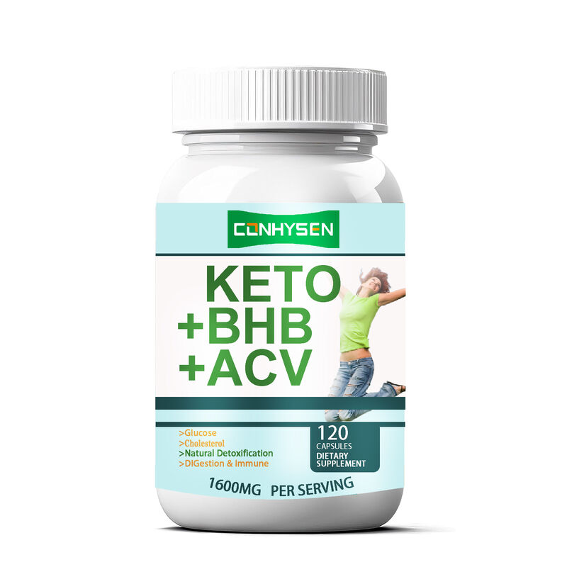 Privélabel Keto ACV BHB Voedingssupplementen met vezels Keto Bhb Capsules Gewichtsverlies Supplementen Voedingssupplementen