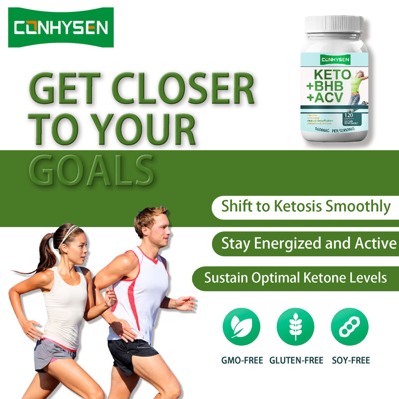 Privélabel Keto ACV BHB Voedingssupplementen met vezels Keto Bhb Capsules Gewichtsverlies Supplementen Voedingssupplementen