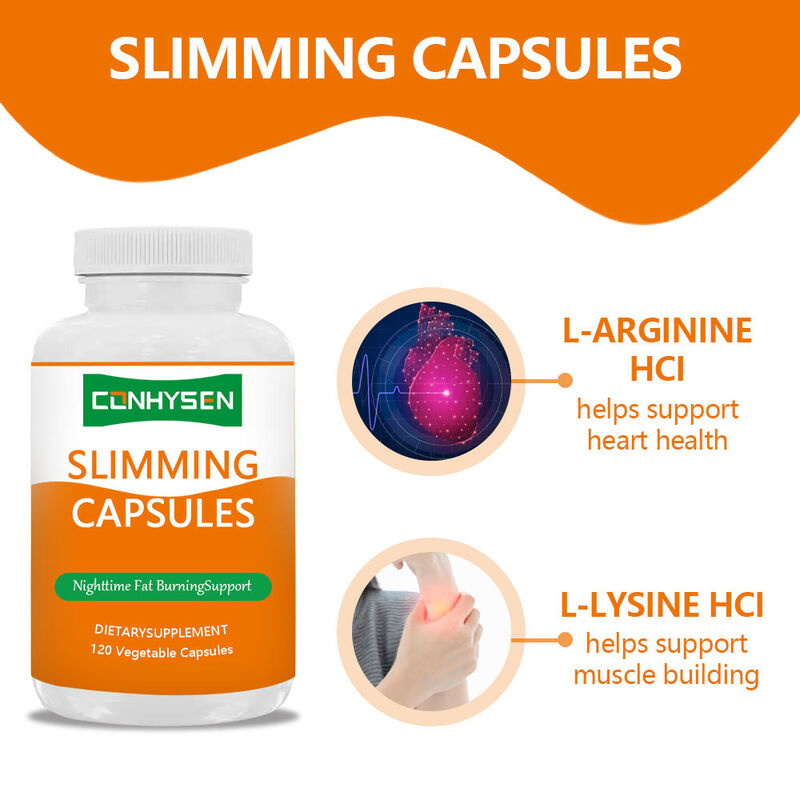 Fabrieksprijs Kruiden Supplementen Afslankcapsules ter Ondersteuning van Energieniveaus met L-Lysine HCL Afslankcapsules