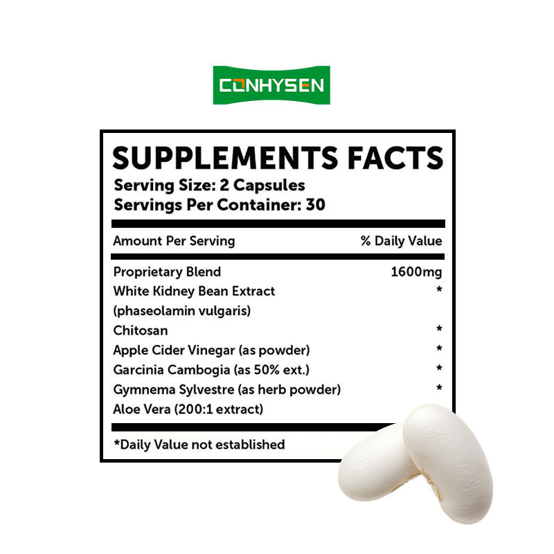 Op maat gemengde dagelijkse gewichtsverlies capsules witte nierbonnextract helpt reinigen lichaam afslanking capsules