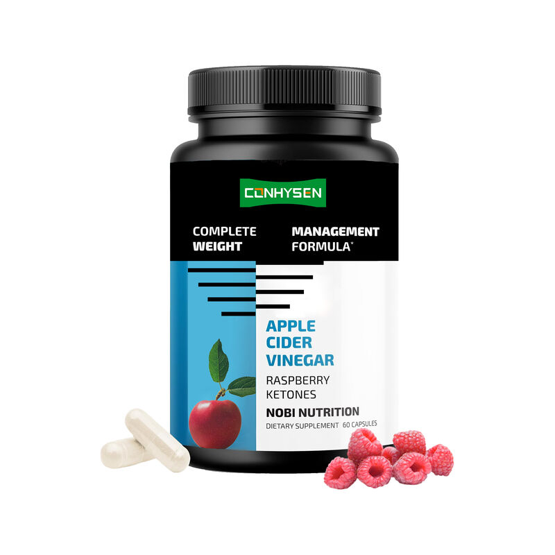 OEM voedingssupplementen met vezels Natuurlijke veganist Appelazijn Capsules Pure Detox Appel ondersteunt gewichtsbeheersing