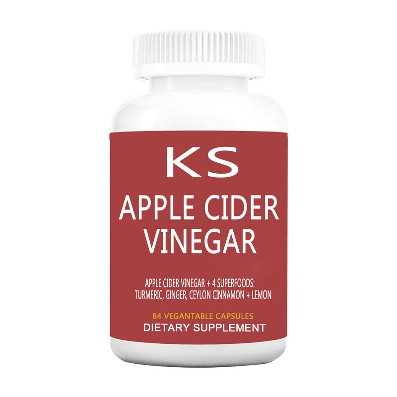 Warm verkrijgbare Apple Cider Vinegar Capsules Ondersteunen Gewichtsbeheersing Versterken Stofwisseling Afvallen Apple Cider Voedingsvezels