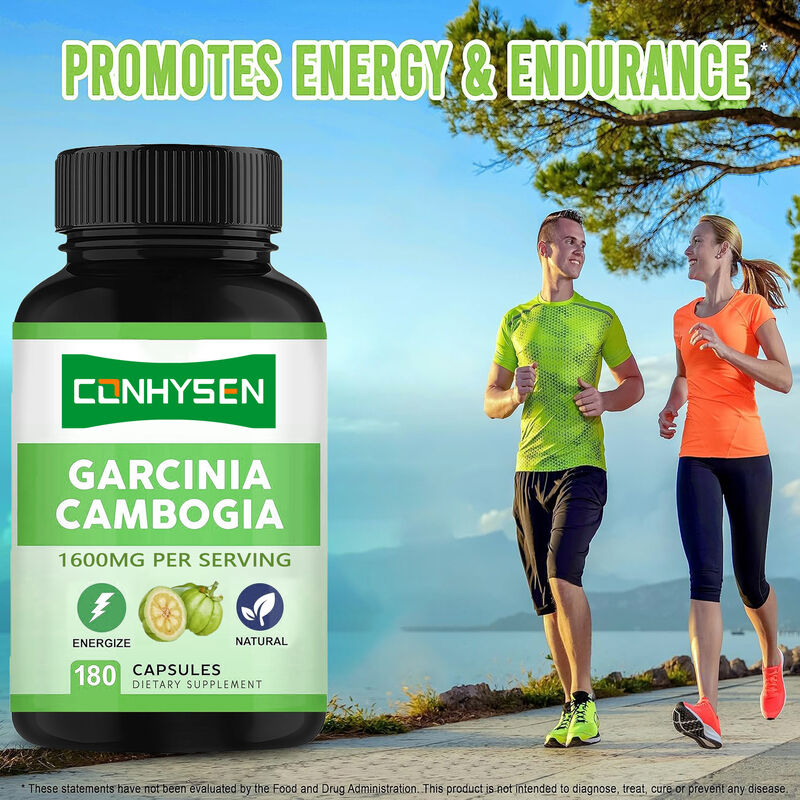 Hoge kwaliteit voedingssupplement Pure Garcinia Cambogia capsules bevordert energie en uithoudingsvermogen Natuurlijke supplementen